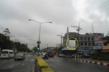 Billboard for rent in zone Muang-Songkhla